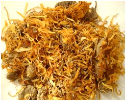 calendula loose dried flowers