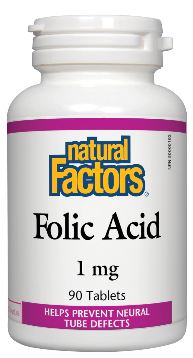 natural factors folic acid